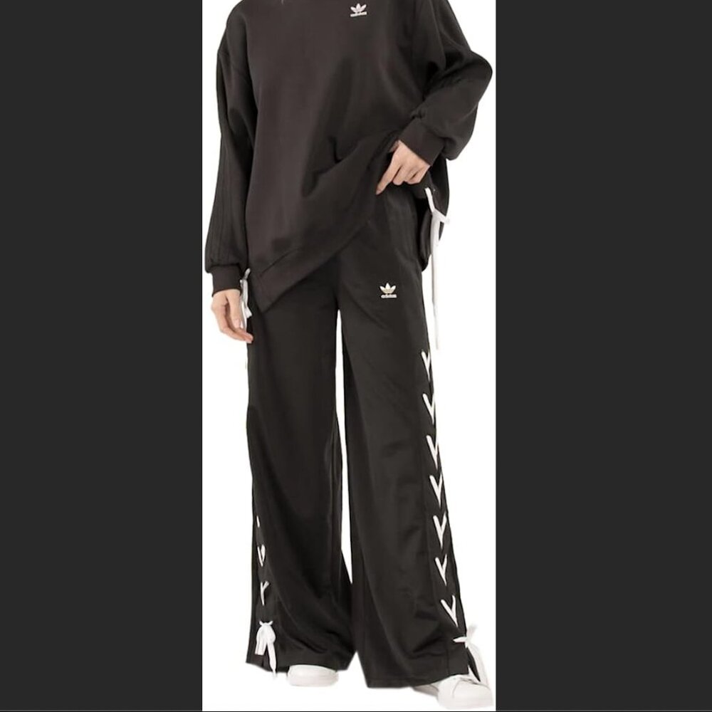 adidas Originals Women's Always Original Laced Wide Leg Pants